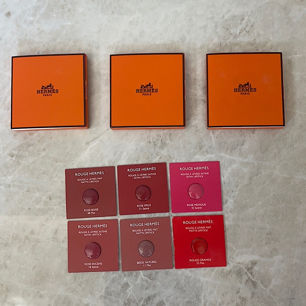 Hermès Lipstick Samples